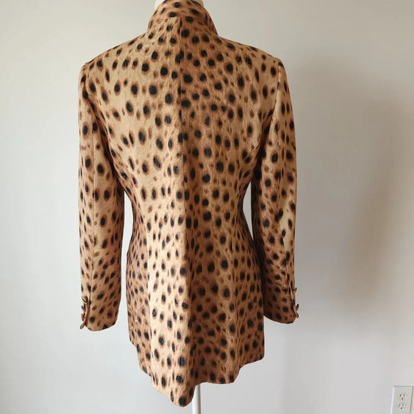 Vintage Yvan & Marzia Cheetah Print Blazer - Picture 4 of 10